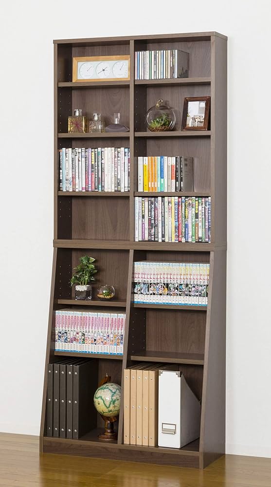 Amazon｜クロシオ 大容量 ホームシェルフ 幅75cm おしゃれ 薄型