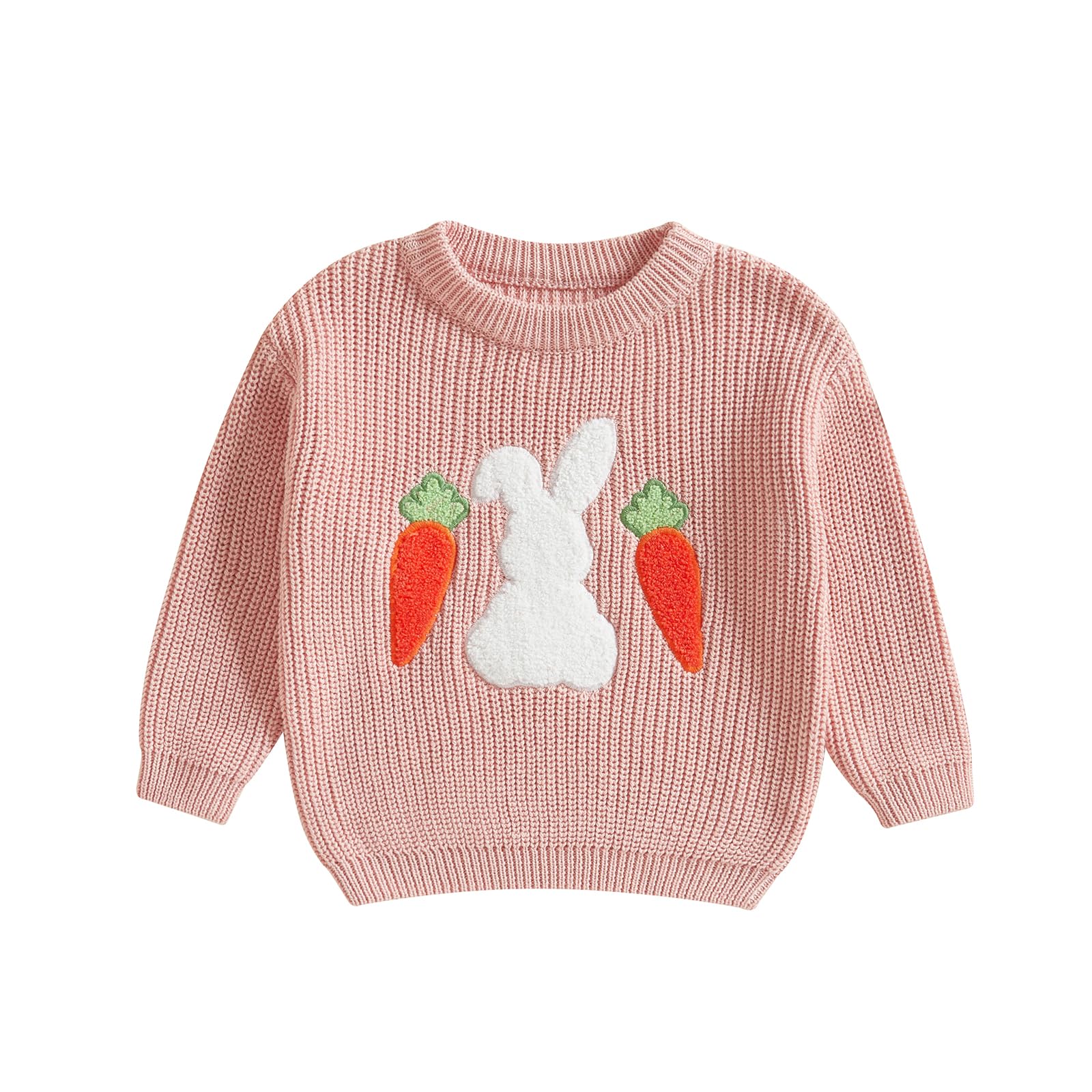 LSFYSZD Toddler Baby Girls Boys Halloween Pumpkin Sweaters Long Sleeve Crew Neck Winter Warm Knitwear Pullover Jumpers Top — view 145
