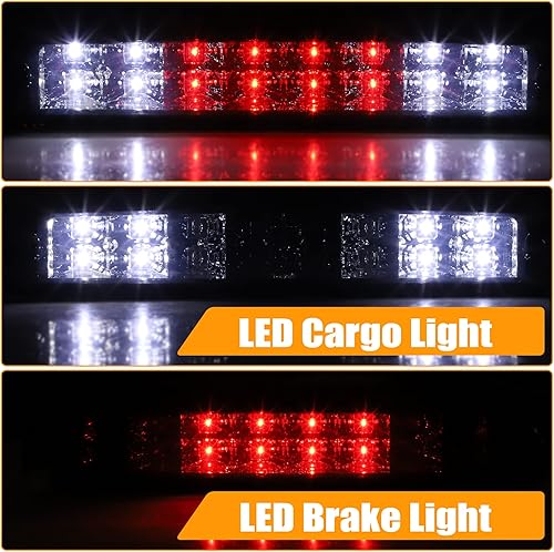 Miniatura 4 de X AUTOHAUX Luz de freno trasera de montaje alto CC3Z13A613B Tercera luz de freno Tercera luz de freno de cabina trasera de techo de montaje central