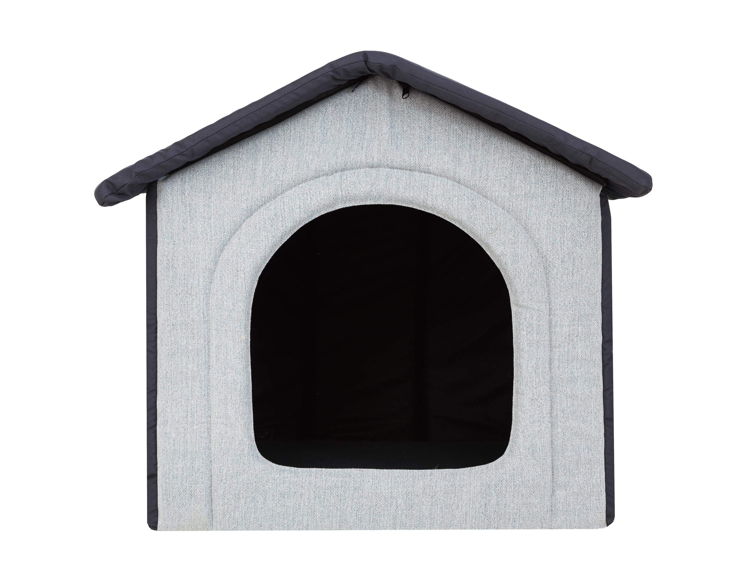 Caseta para perros, rincón para perros, zona de relajación, perrera, refugio para mascotas, perrera, caseta para mascotas, cueva para perros, palomas con azul marino, R4: 55 x 60 cm
