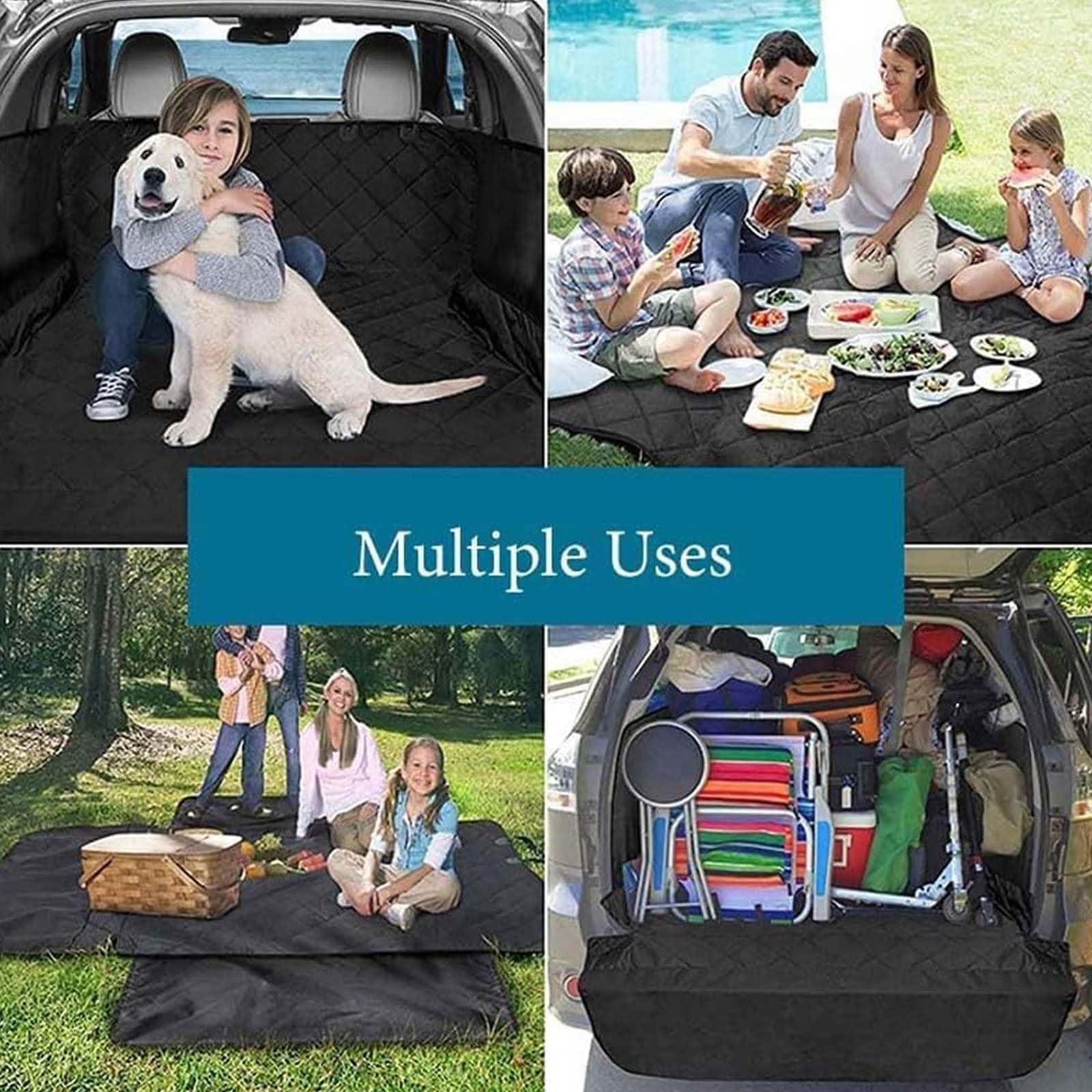 Coprisedile Auto per Cani per VW Multivan Vento Virtus Up!, Telo Bagagliaio Auto per Cani Antiscivolo Impermeabile Antistrappo Protezione Accessori
