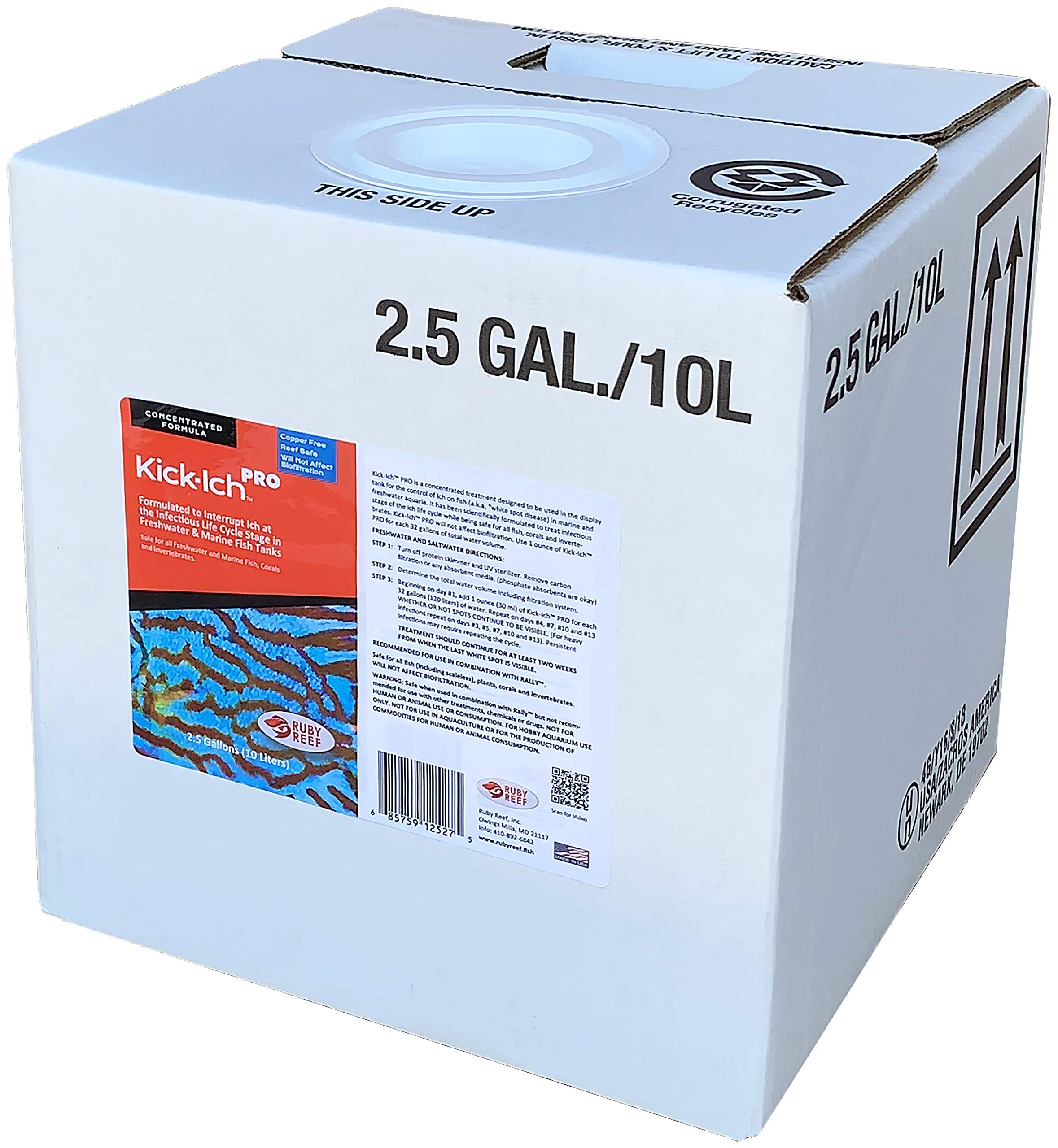 Ruby Reef Kick-ICH PRO 2.5 Gallon Cube