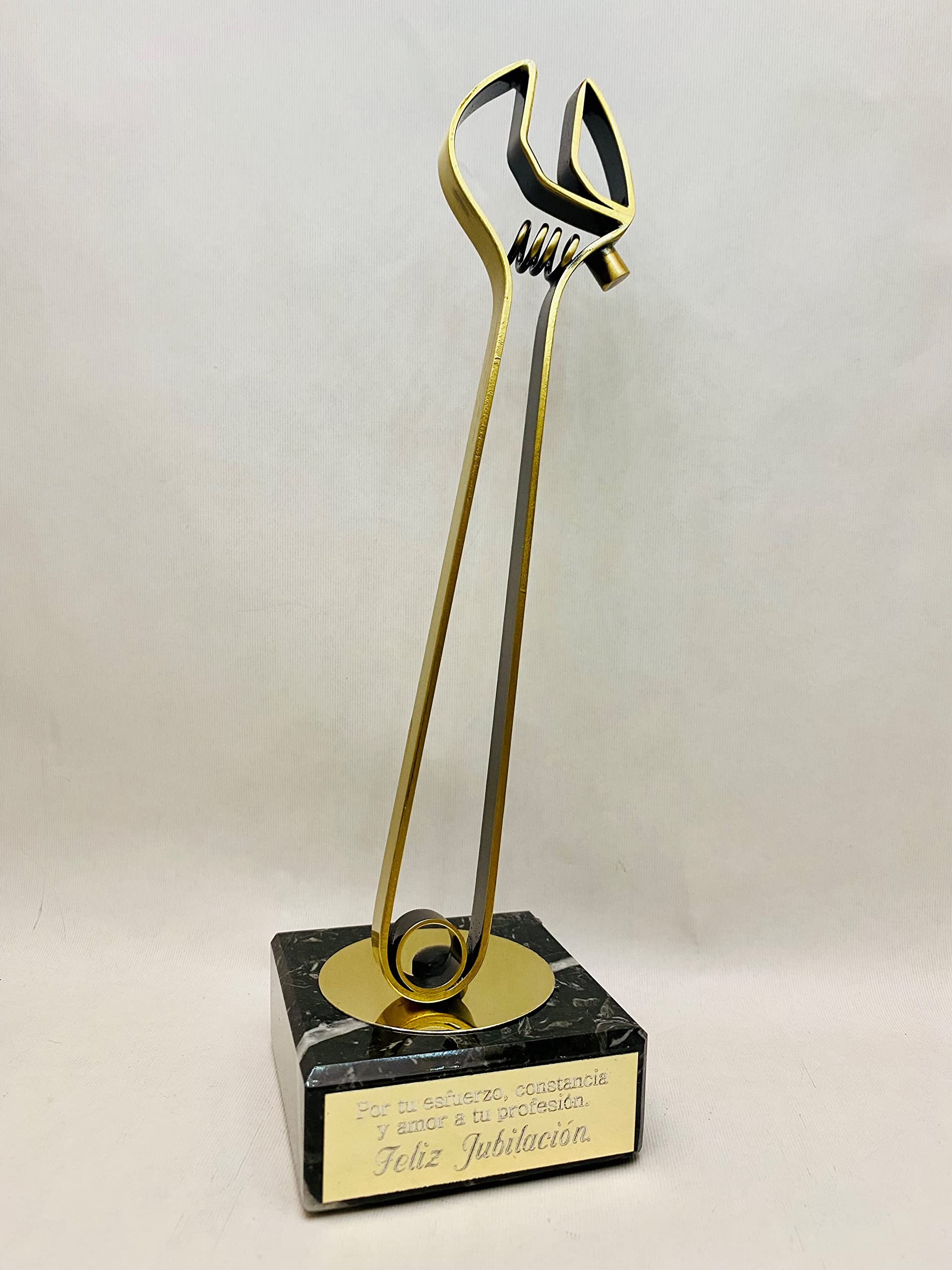 Regalo para Mecánico o Fontanero Jubilación Despedida figura personalizada llave inglesa