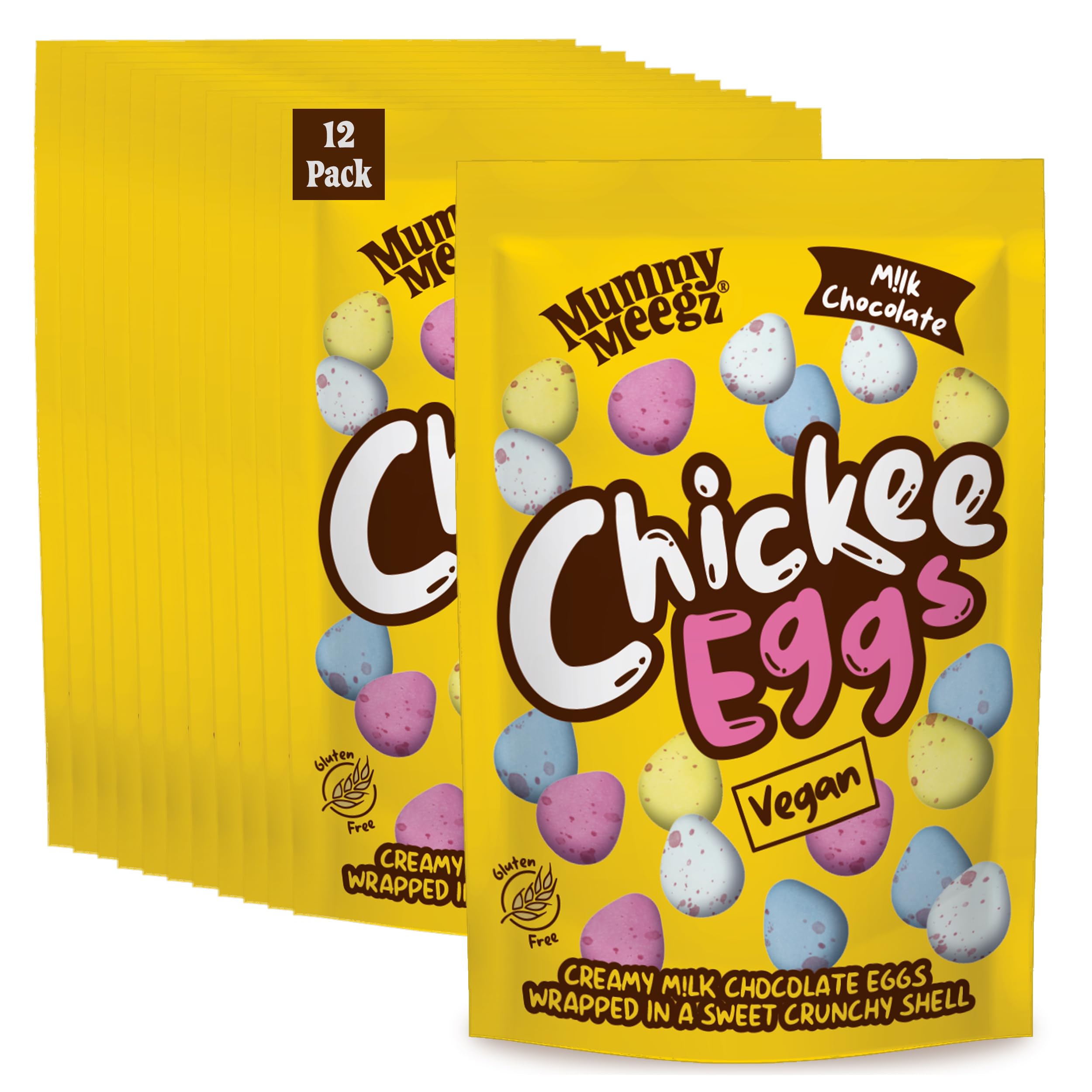 Mummy Meegz - Vegan - Chickee Eggs 80g x 1 (Pack of 4) - 3