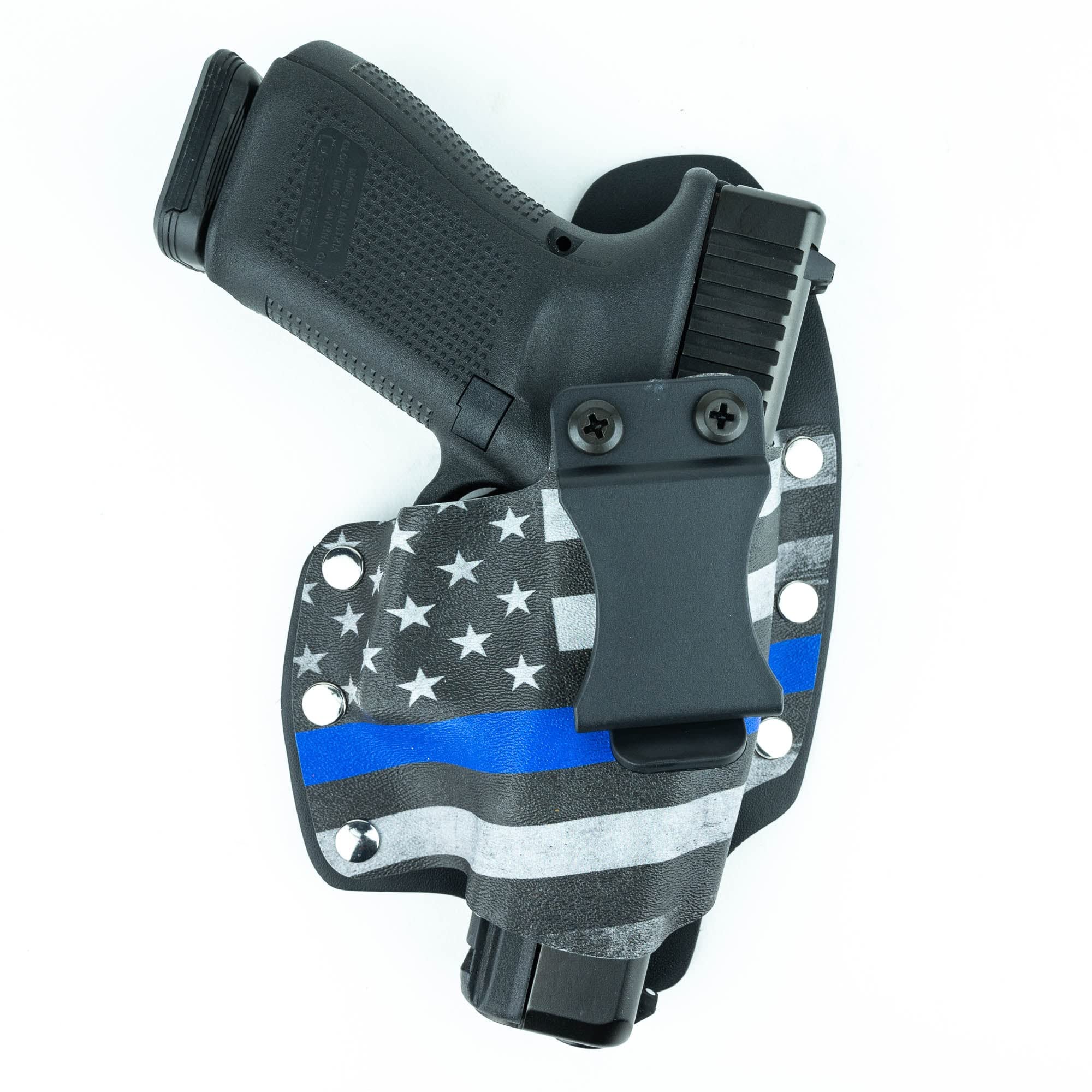 Thin Blue Line IWB Hybrid Concealed Carry Holster (Left-Hand, for Taurus G2S 9mm 3.25