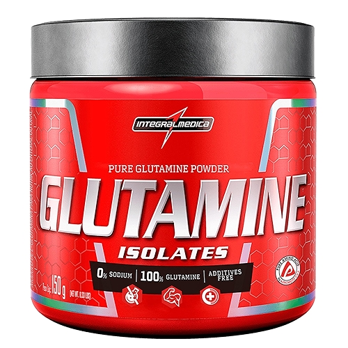 Glutamine 150g - L-glutamina Isolada 100% Sem Sabor - Integralmédica