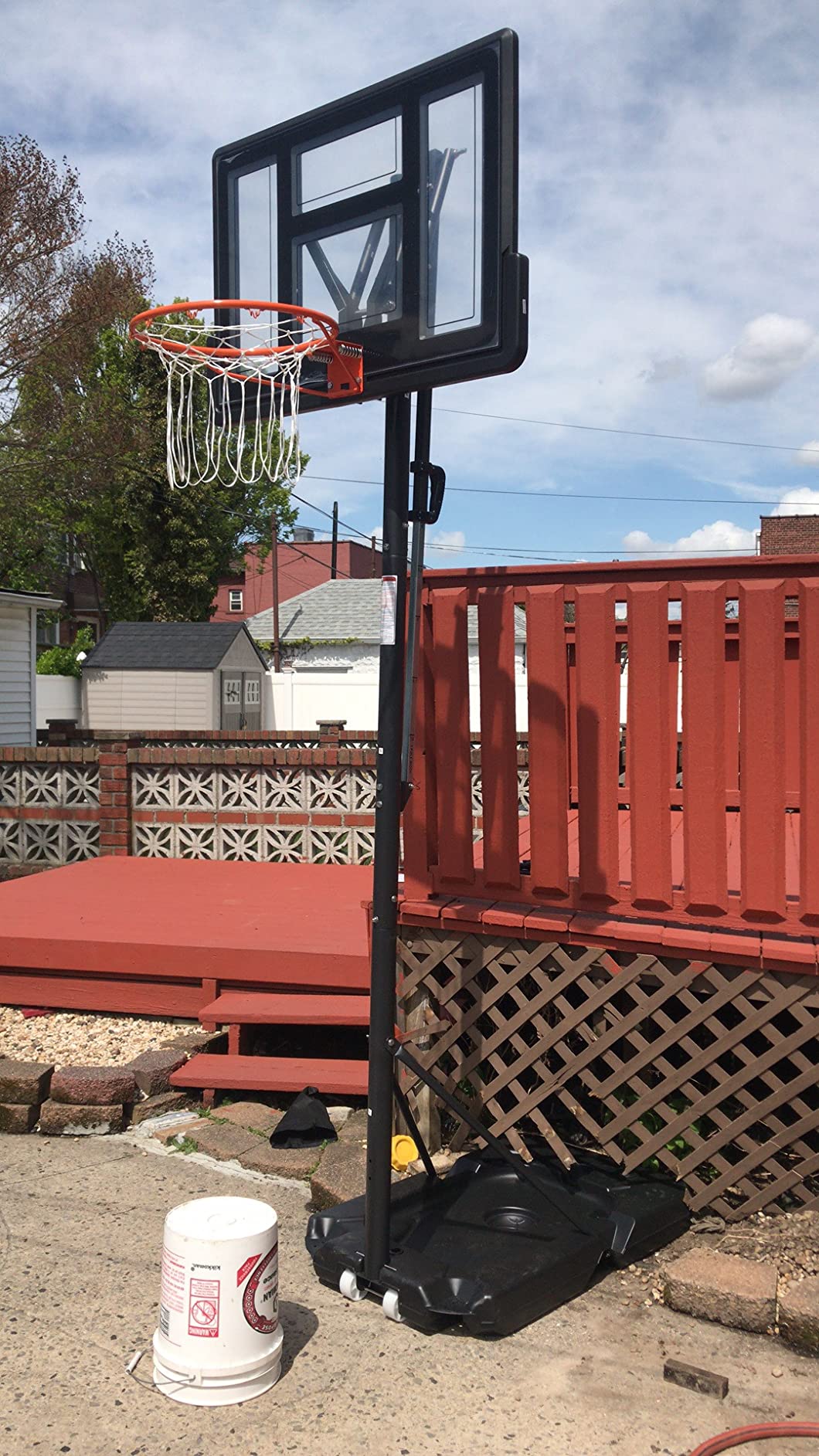50/mo Finance HEROPRO Basketball Hoop Outdoor 4.810ft Adjustable