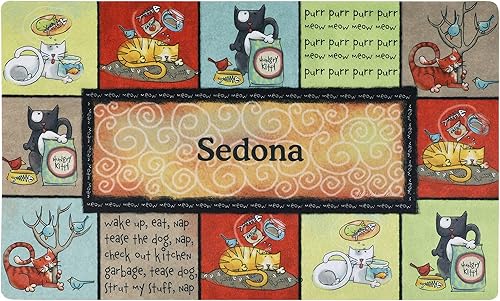 Drymate Mantel individual personalizado para tazón de mascotas, tapete personalizado de alimentación de alimentos para perros y gatos, tela