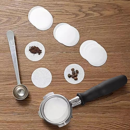 Miniatura 6 de GeeRic 100 hojas de filtro de café, filtros de repuesto de 2.36 pulgadas (2.362 in), filtros de papel desechables redondos compatibles con la