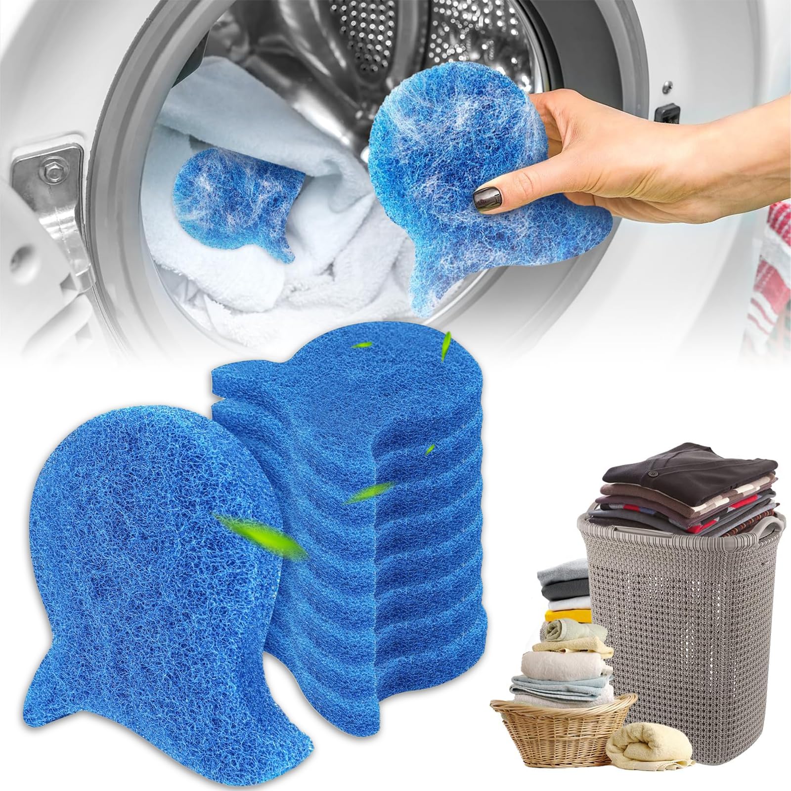 Lot De 4 Filtres à Poils Pour Machine à Laver - Réutilisable - Compatible Toutes Marques