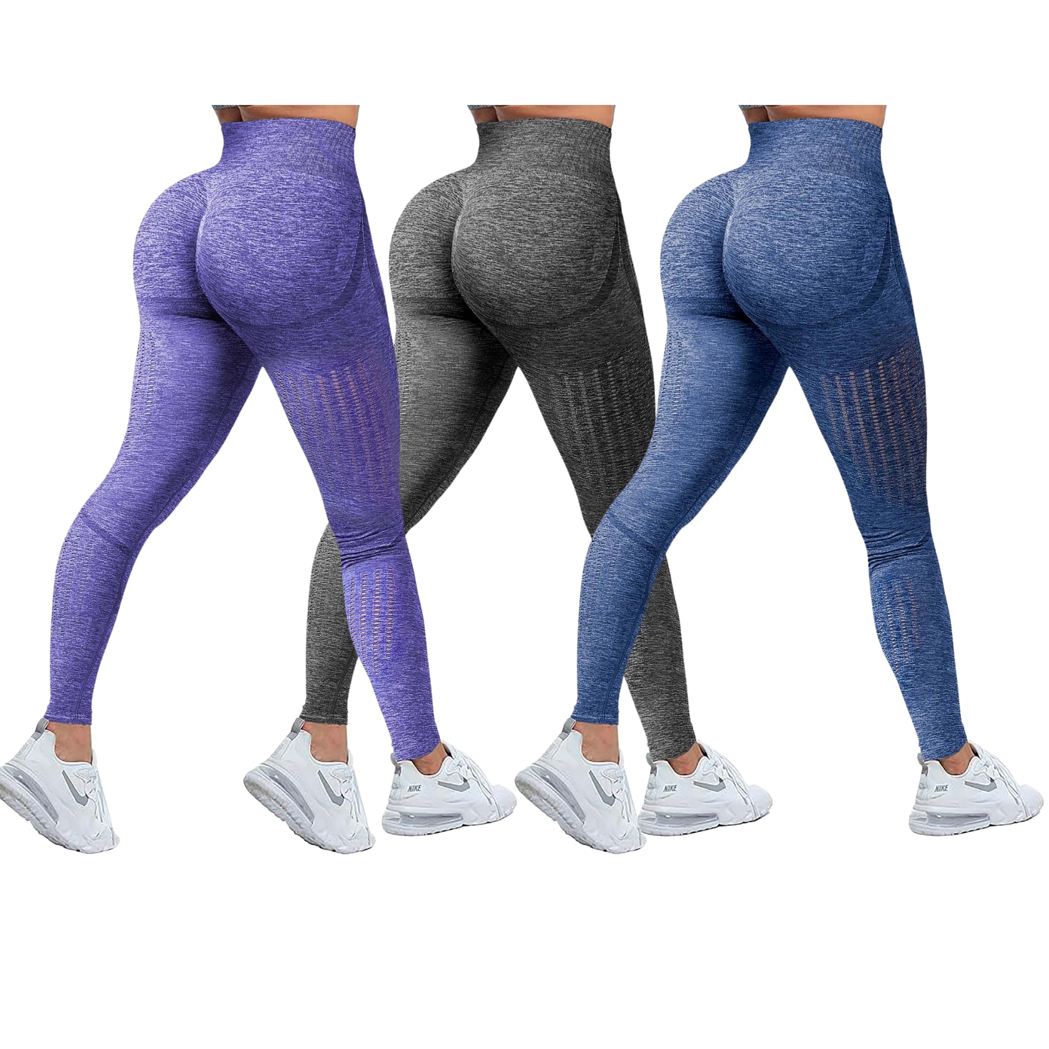 Damen Push Up Leggins | Sportleggings für Damen | Damen-Sportbekleidung | Damen-Leggings | Push-Up Leggings mit hoher Taille und elastischem Effekt