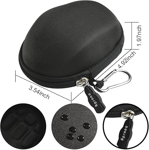 Miniatura 7 de Aproca Estuche rígido de almacenamiento de viaje, para ratón inalámbrico Logitech M705 Marathon (solo caso)