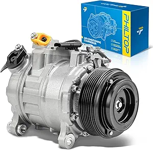 PHILTOP AC Compressor with Clutch for BMW X5 and Select BMW 3/5/7 Series