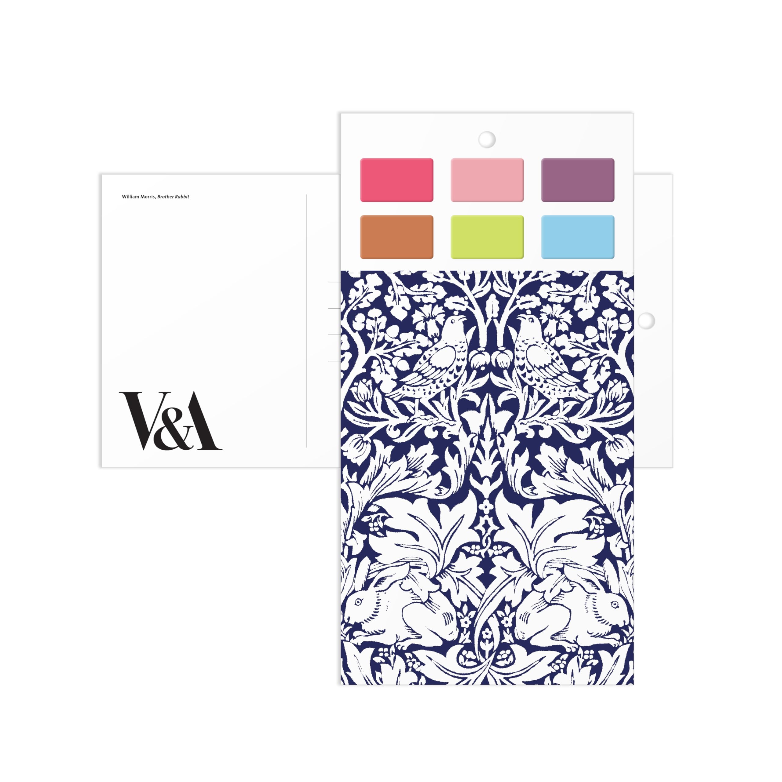 William Morris パーティーセット Strawberry Thief by William Morris, V&A Advanced Bookmark Cross