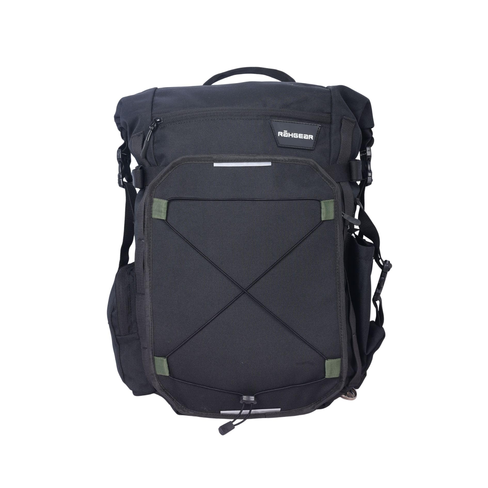 Rahgear Compack 25 100% Waterproof Tail Vehicle Bag | Black | 25L-image-15