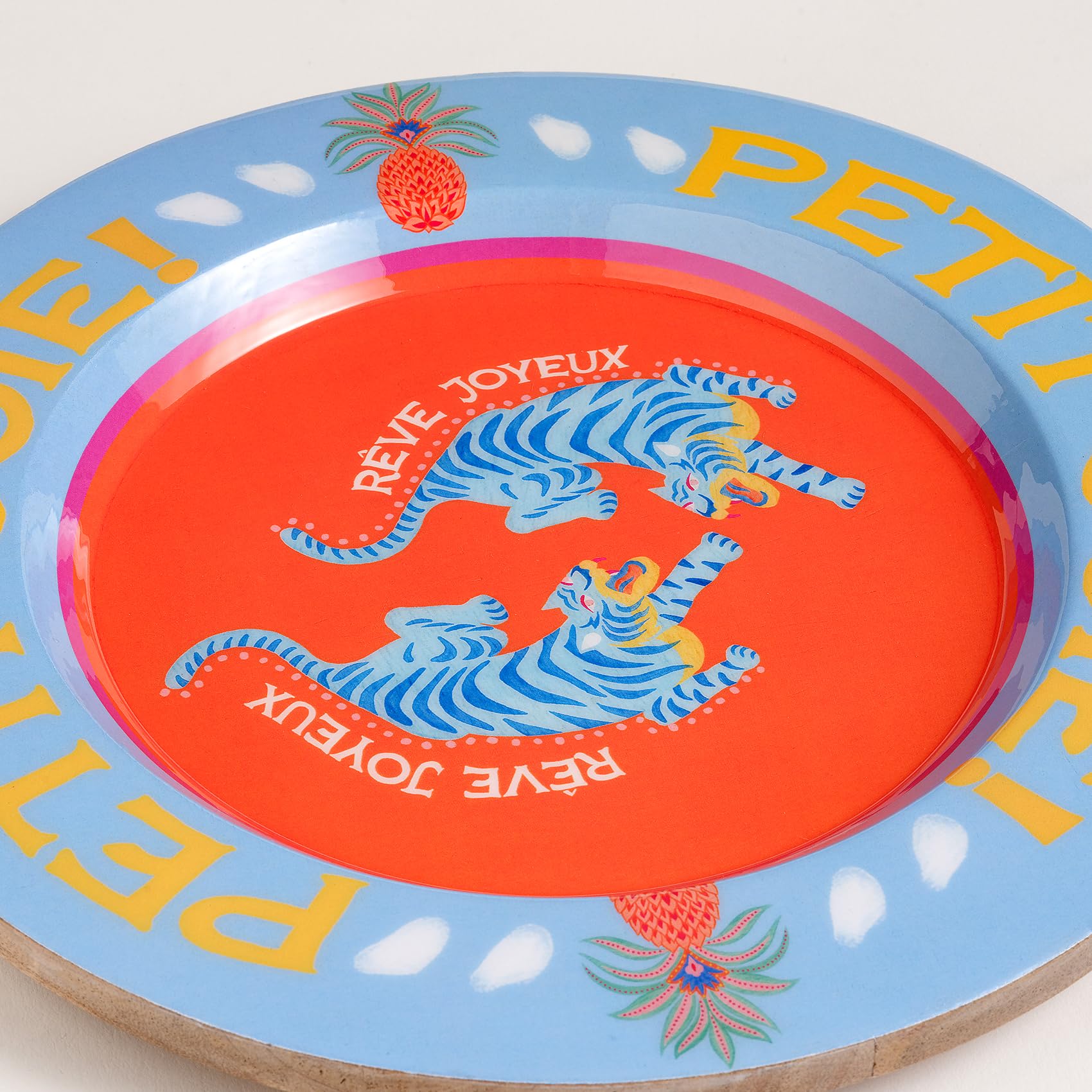Lakrı Mango Ağacı Sunum Tahtası 26 Cm