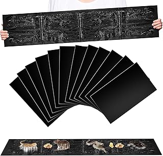 12 Pack Extra Large Glue Traps for Mice and Rats, Heavy Duty Super Sticky Traps for Mice Rats Snakes, Rat Glue Trap for Indoor Outdoor (48" x 11")