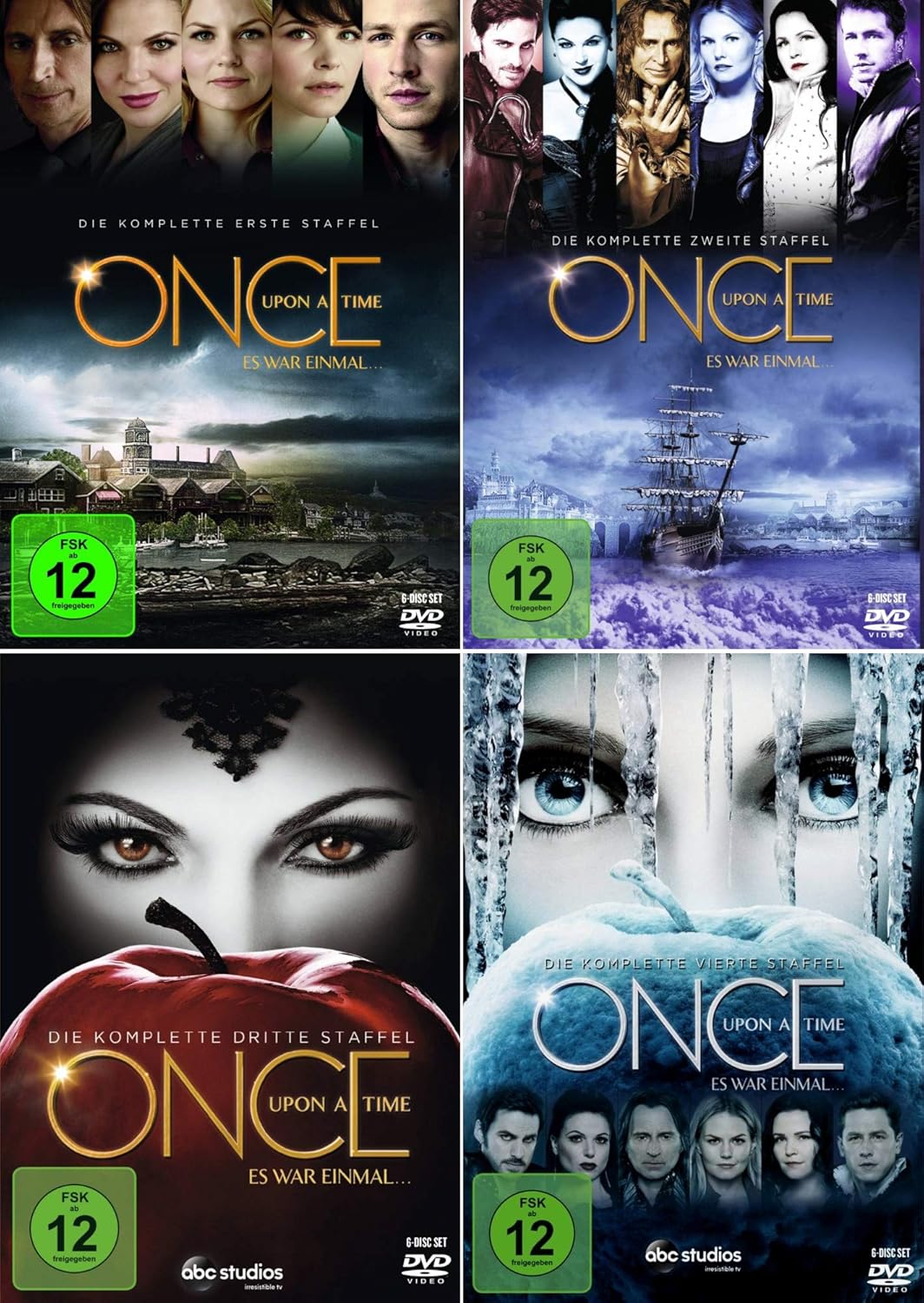 Once Upon A Time 1 Staffel Deutsch Once Upon a Time - Es war einmal Die komplette 1. + 2. + 3. + 4
