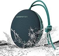 Vista 1 de Monster Bluetooth Speaker, IPX8 Shower Speaker Waterproof, Bluetooth 5.4 with Loud HD Sound and Robust Bass, Extra Long Playtime Punchy, for Home