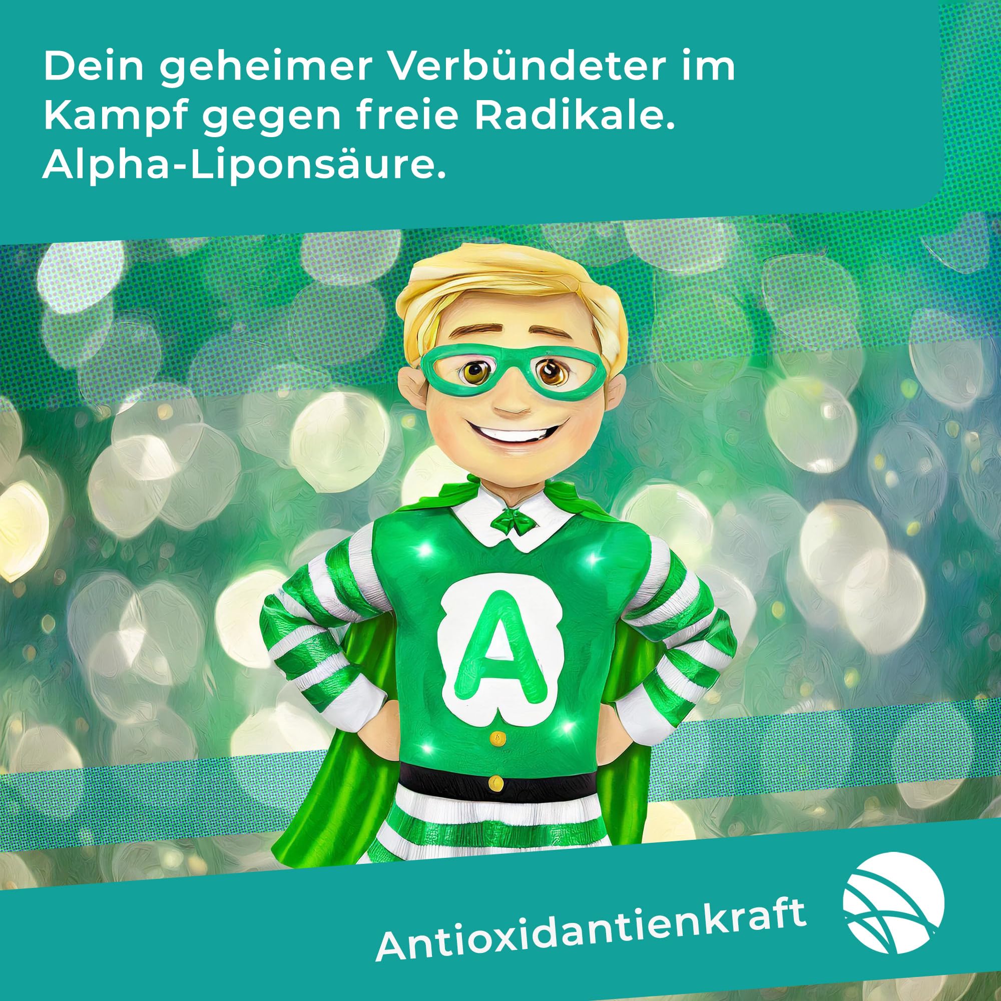 EnergyBalance Alpha-Liponsäure - Kapseln mit Antioxidantien - Thioctsäure - für Vegetarier - Vegan, Glutenfrei - 90 VegeCaps à 600 mg