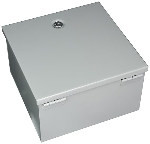 Hofmann a10N106NEMA 1Enclosure, acero, pequeño, 10.00" x 10.00" x 6.00," Gris