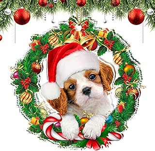 Cavalier King Charles Spaniel Gifts - King Charles Cavalier Ornament for Christmas Tree, Cavalier King Charles Christmas Ornament King Charles Cavalier Gifts for Women Keepsake Dog Christmas Decor