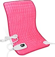 Vista 30 de Almohadillas térmicas eléctricas para espalda, hombros, caliente, para cuello y brazos, abdomen, húmeda para piernas y rodilla, apagado automático