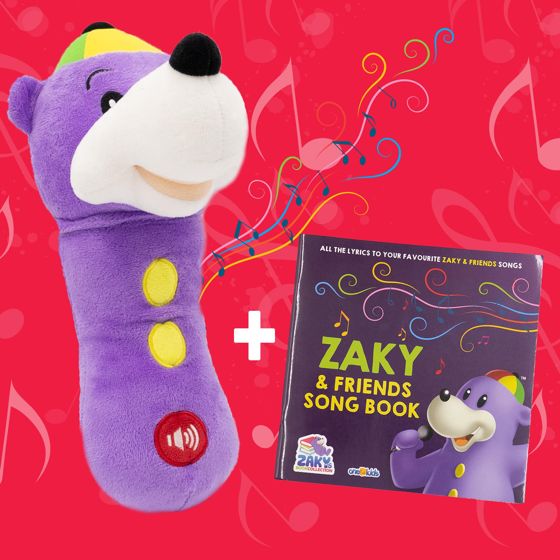 Amazon.com: Sing Along with Zaky Toy + Lyric Book : Toys & Games