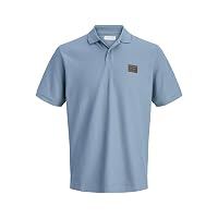 JACK & JONES Jjdaytona Polo SS, Miraggio Blu