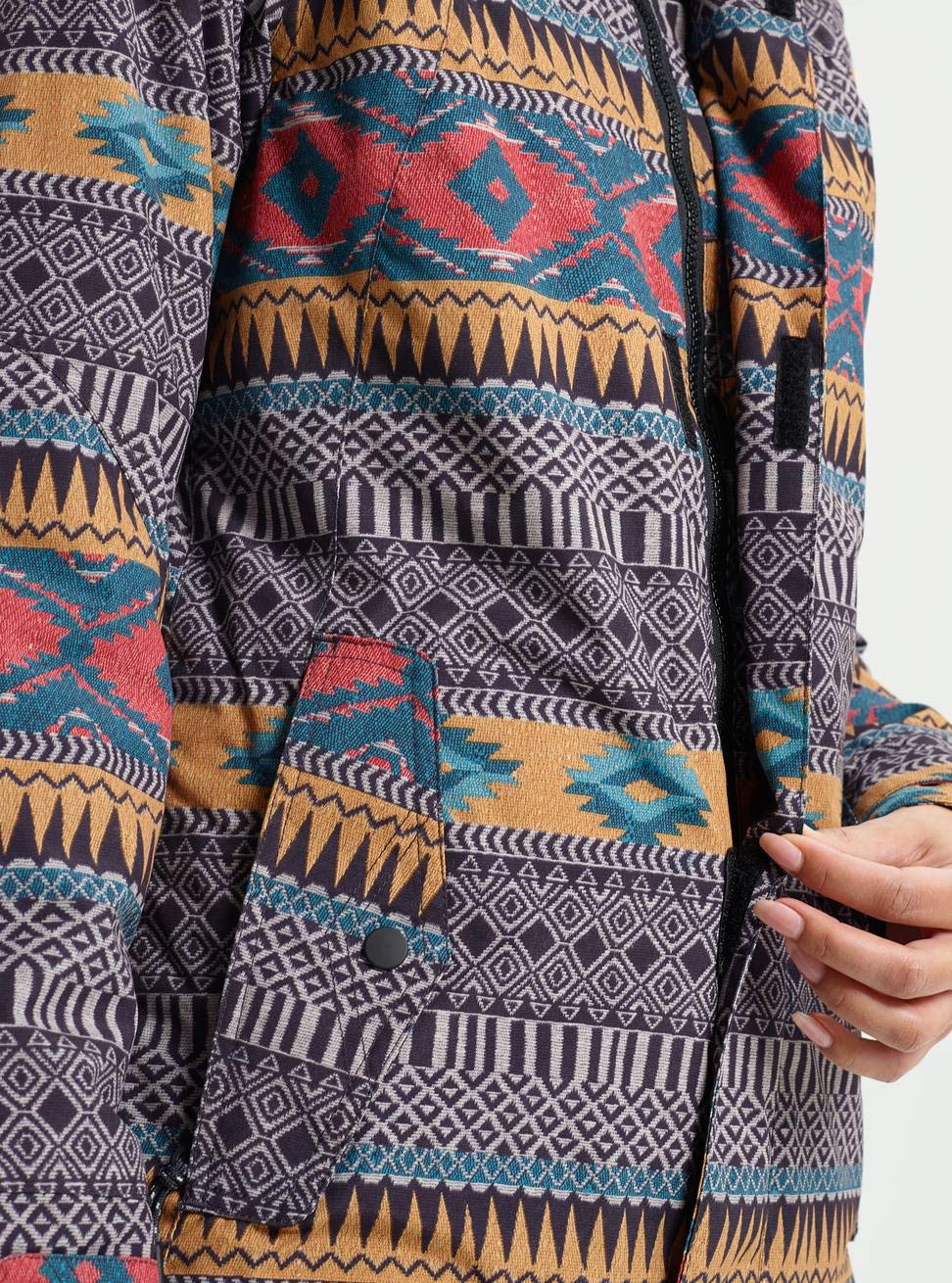 Amazon.co.jp: Burton JET SET JACKET 10081105962 TAHOE FREYA WEAVE