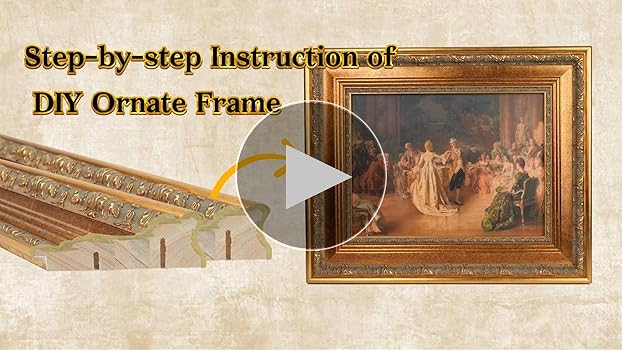 アンティークフレーム Amazon.com - FJXMFRAME Gold Picture Frames 5x7 Vintage