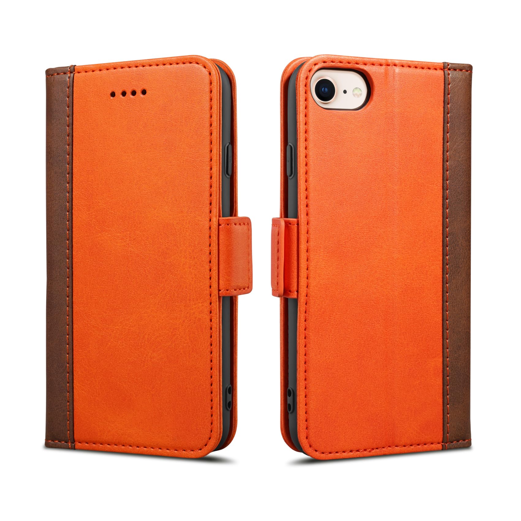 色:レッドiPhone8 Plus ケース 手帳型 Rssviss アイフォ