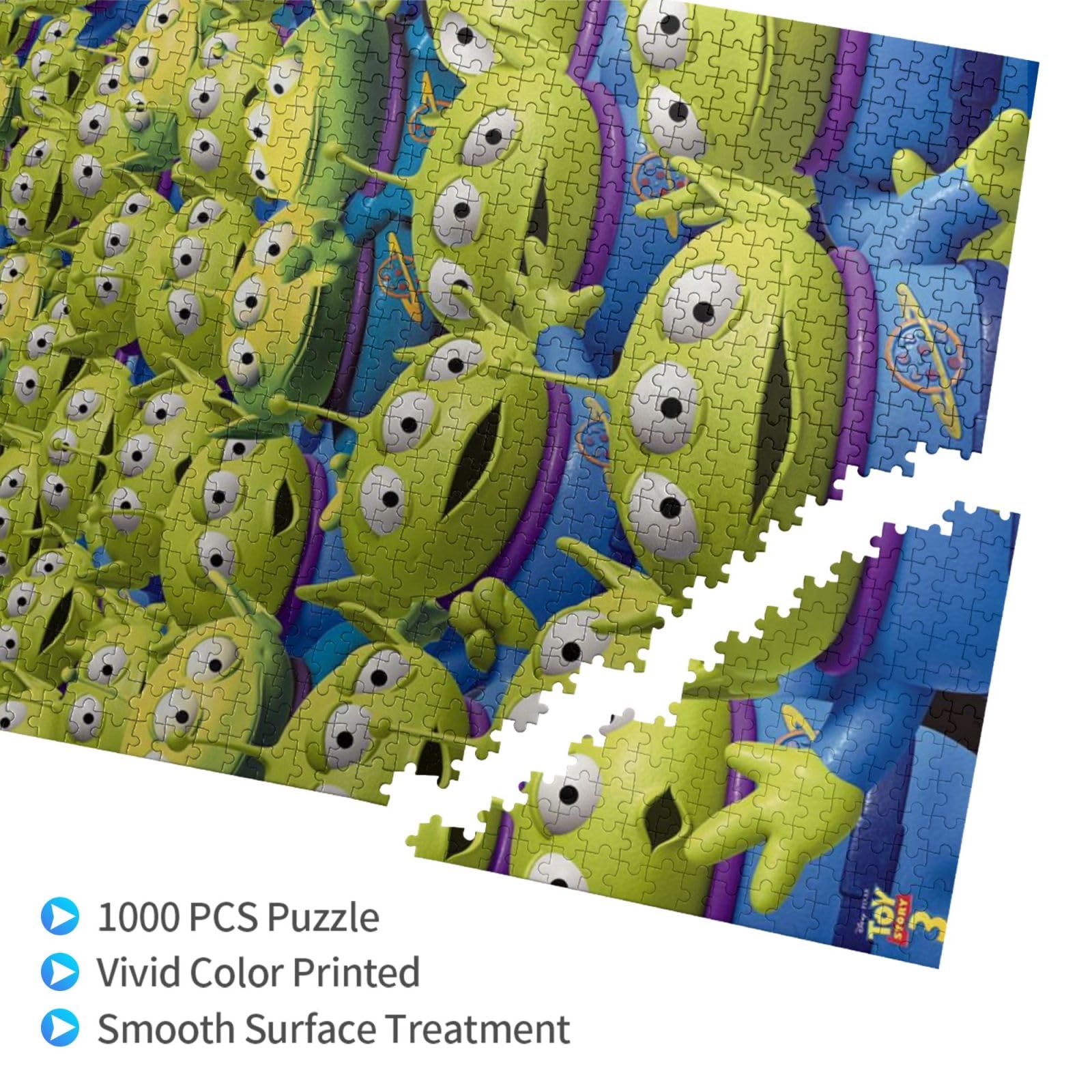 トイストーリー エイリアン ジグソーパズル 1000ピース モノクロ