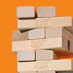 Jenga Officiel Hasbro Games | Dé numérique pour 6 façons supplémentaires de jouer | Jeu de blocs en bois original | Tour empilable | Âges 6+ | 1+ joueurs | Jeux de fête