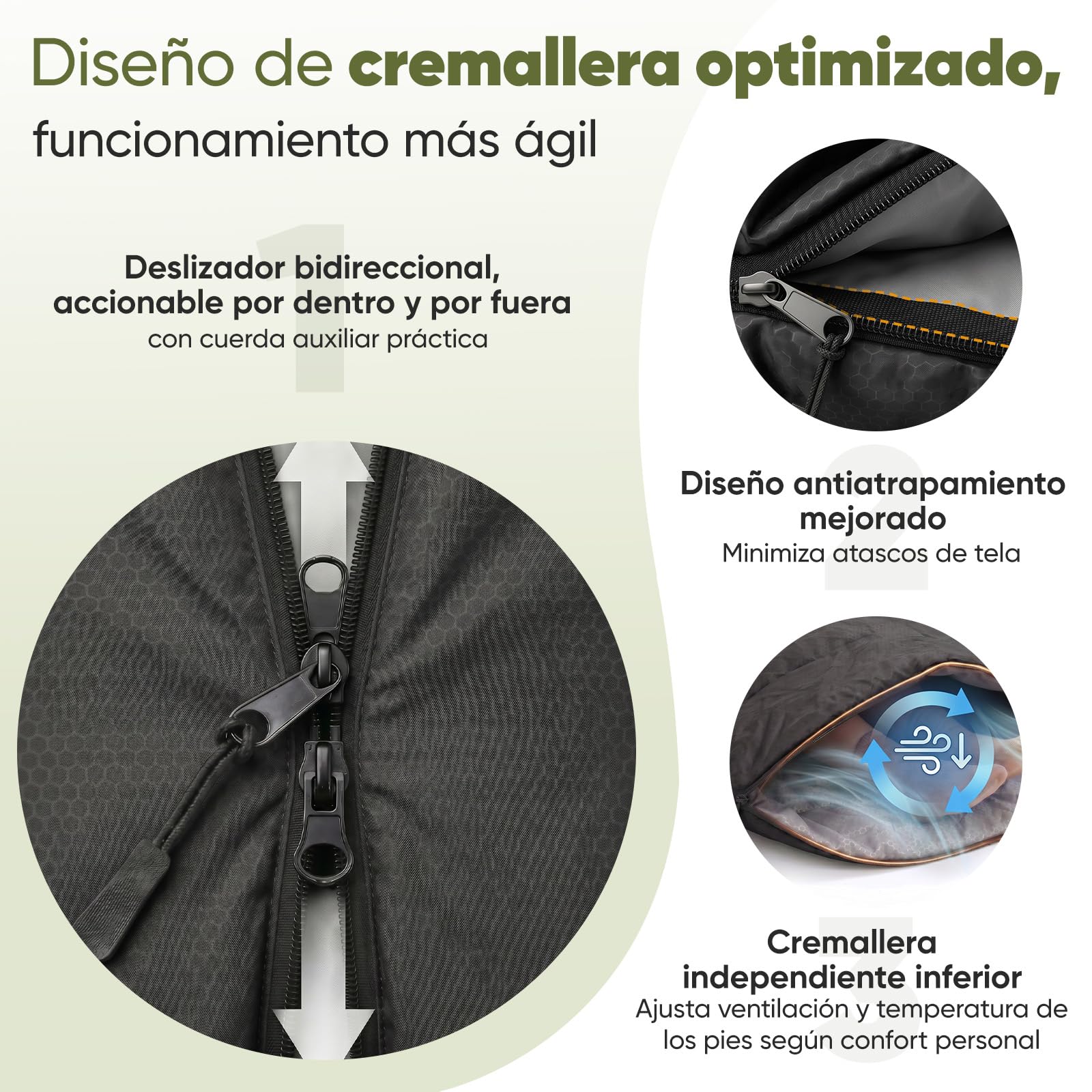 Sekey Saco de Dormir Adulto Rectangular, 1,35 kg 3 Estaciones, Saco de Dormir Ultraligero, 2-en-1 Manta, Cremallera Anti-atrapamiento, Ventilación Pies, 10-20°C, Camping y Outdoor, 220x80 cm