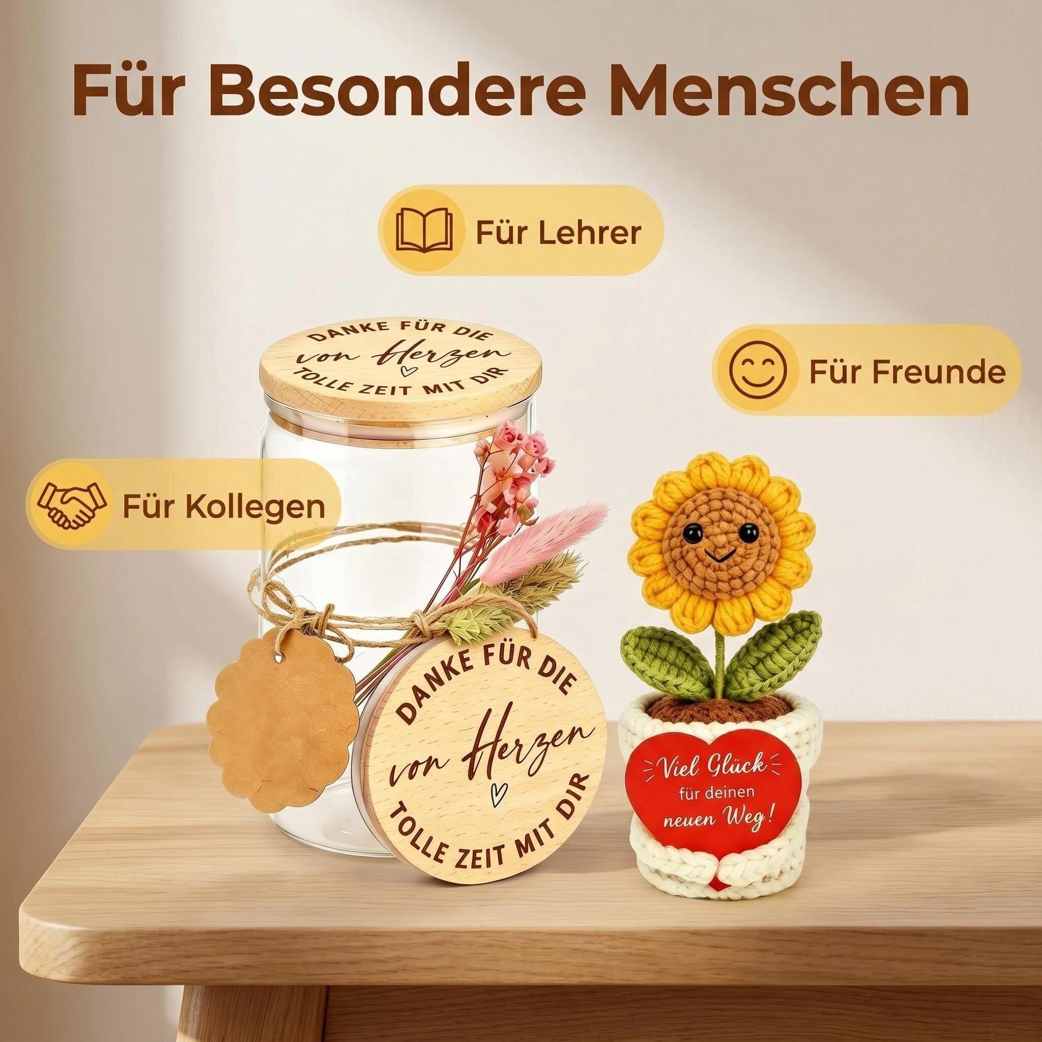 Sunwuun Abschiedsgeschenk Kollegen Kollegin Jobwechsel, Dankeschön Geschenke Geschenk Abschied Kollege Kollegin Abschiedsgeschenk Erzieherin, Kleine Geschenke Kollegen Weihnachten Geschenk