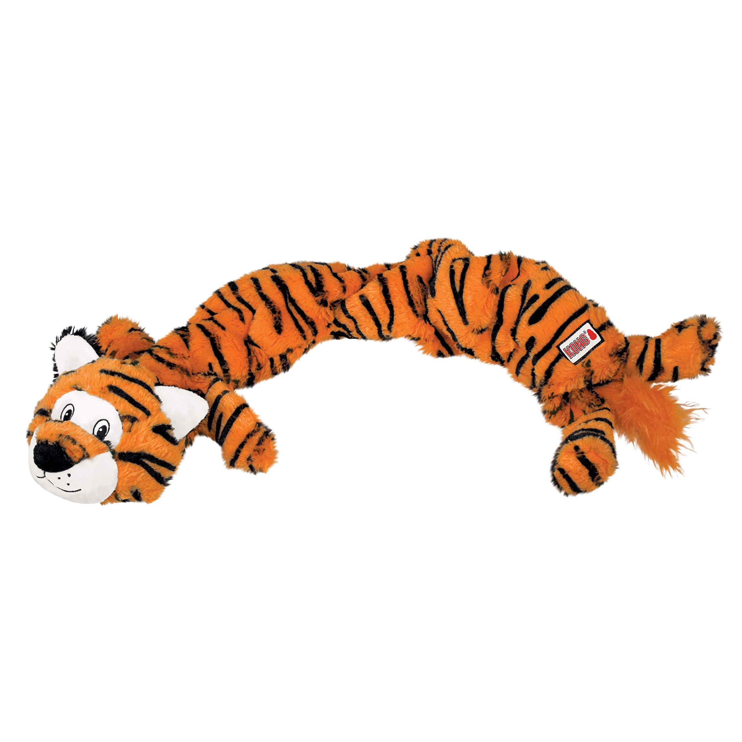 KONG Stretchezz Jumbo Tiger Dog Toy X Large
