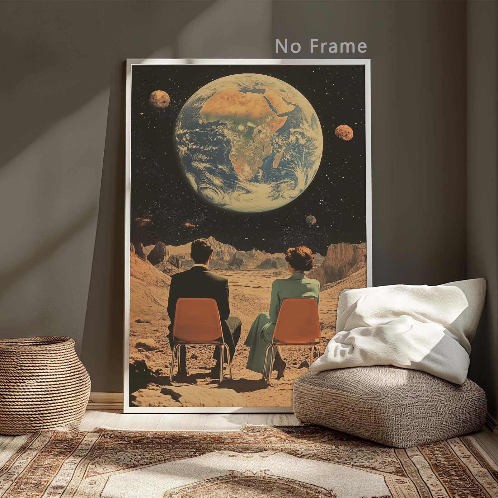 Amazon.com: Retro Space Wall Art 70s Scifi Poster Vintage