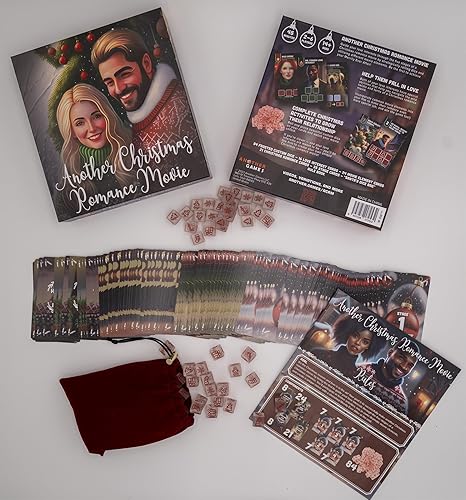 Miniatura 8 de Another Christmas Romance Movie - a cozy Christmas board game for adults, families, and holiday parties featuring light gameplay and 84 custom
