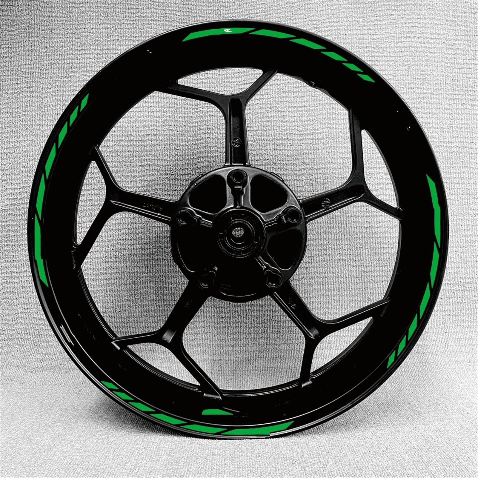 Motorcycle Wheel Hub Decal Rim Sticker for HRC CBR1000RR CBR600RR CBR500R CBR300R CBR250R CBR 650R Decorative(Color1)
