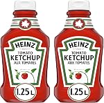 Heinz Tomato Ketchup, 1.25 LT Bottle Twin Pack