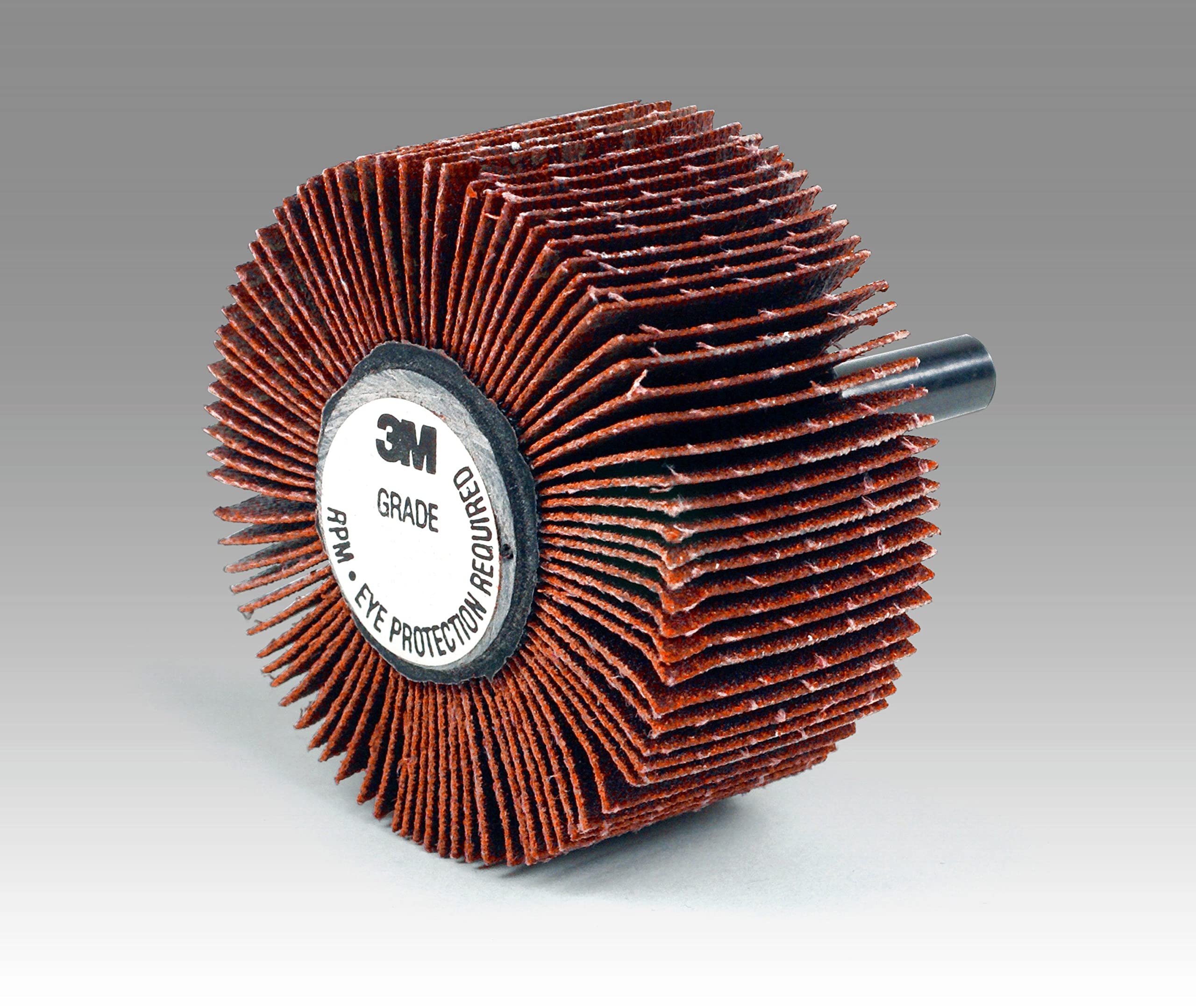 3M Cubitron Coated Ceramic Flap Wheel - P120 Grit - 1 in Face Width - 2 in Dia - 80755 [PRICE is per WHEEL]