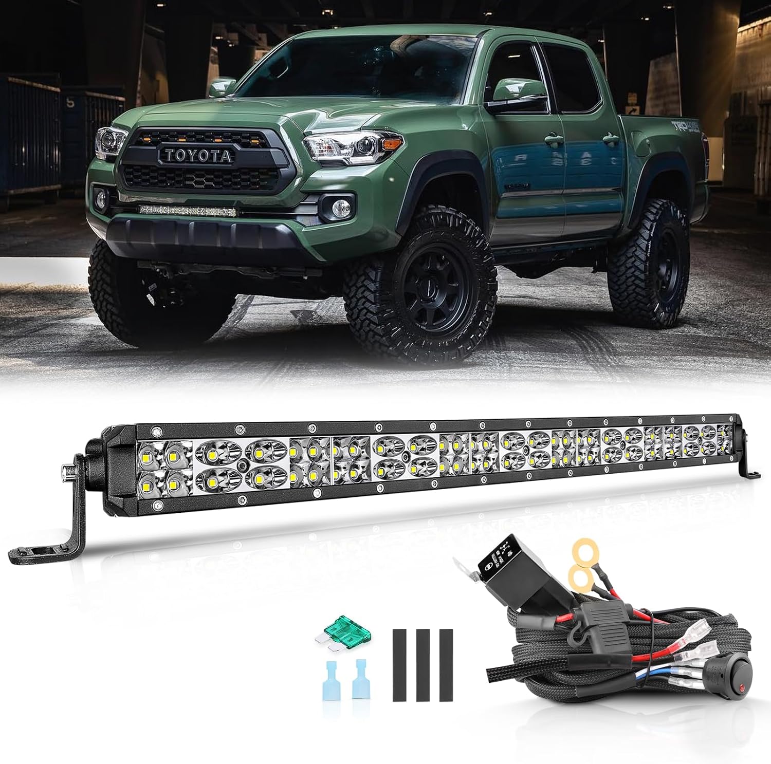 22" Light Bar + Wiring Harness Kit