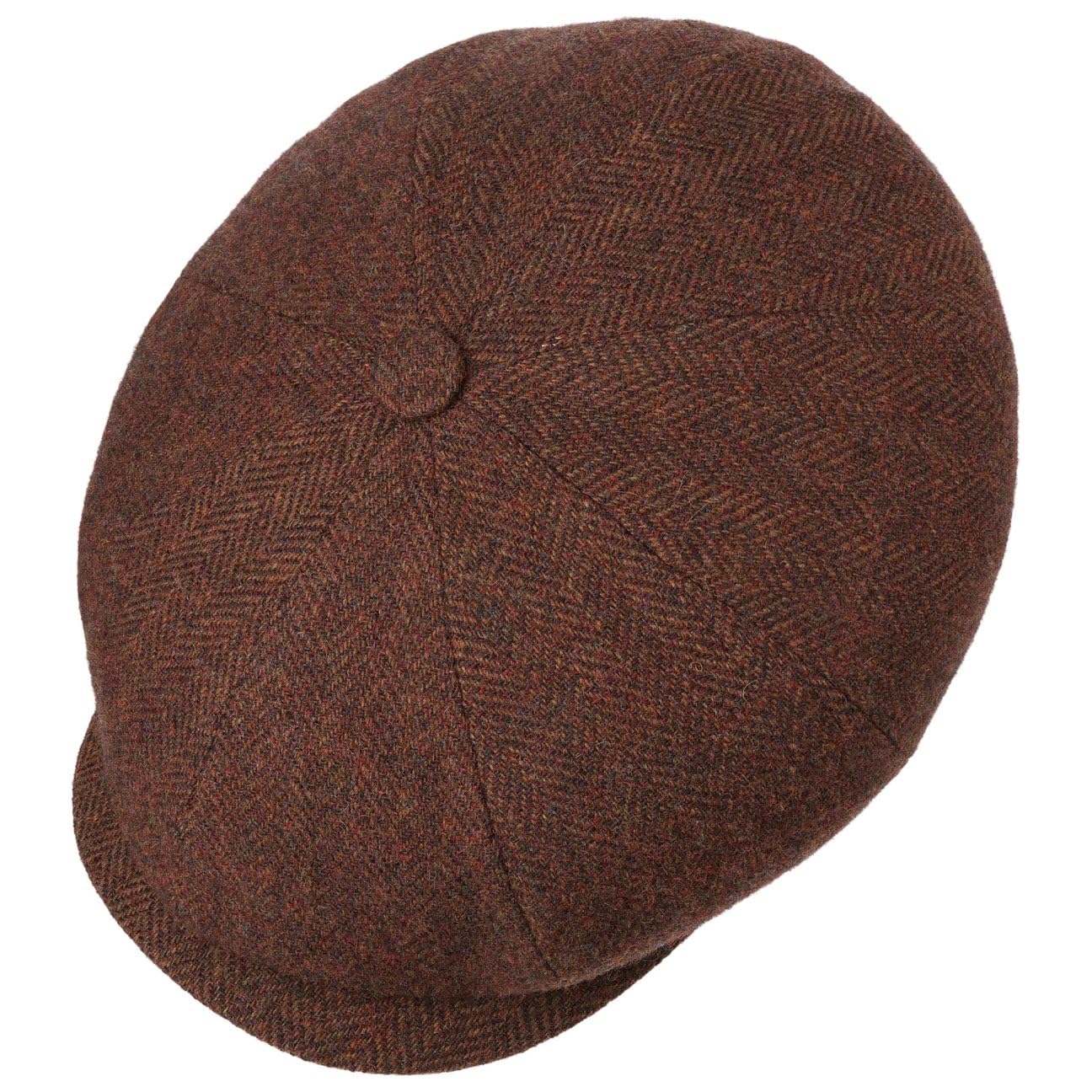 Stetson Burney Hatteras Cappellino Newsboy Pelle Uomo Estate Inverno