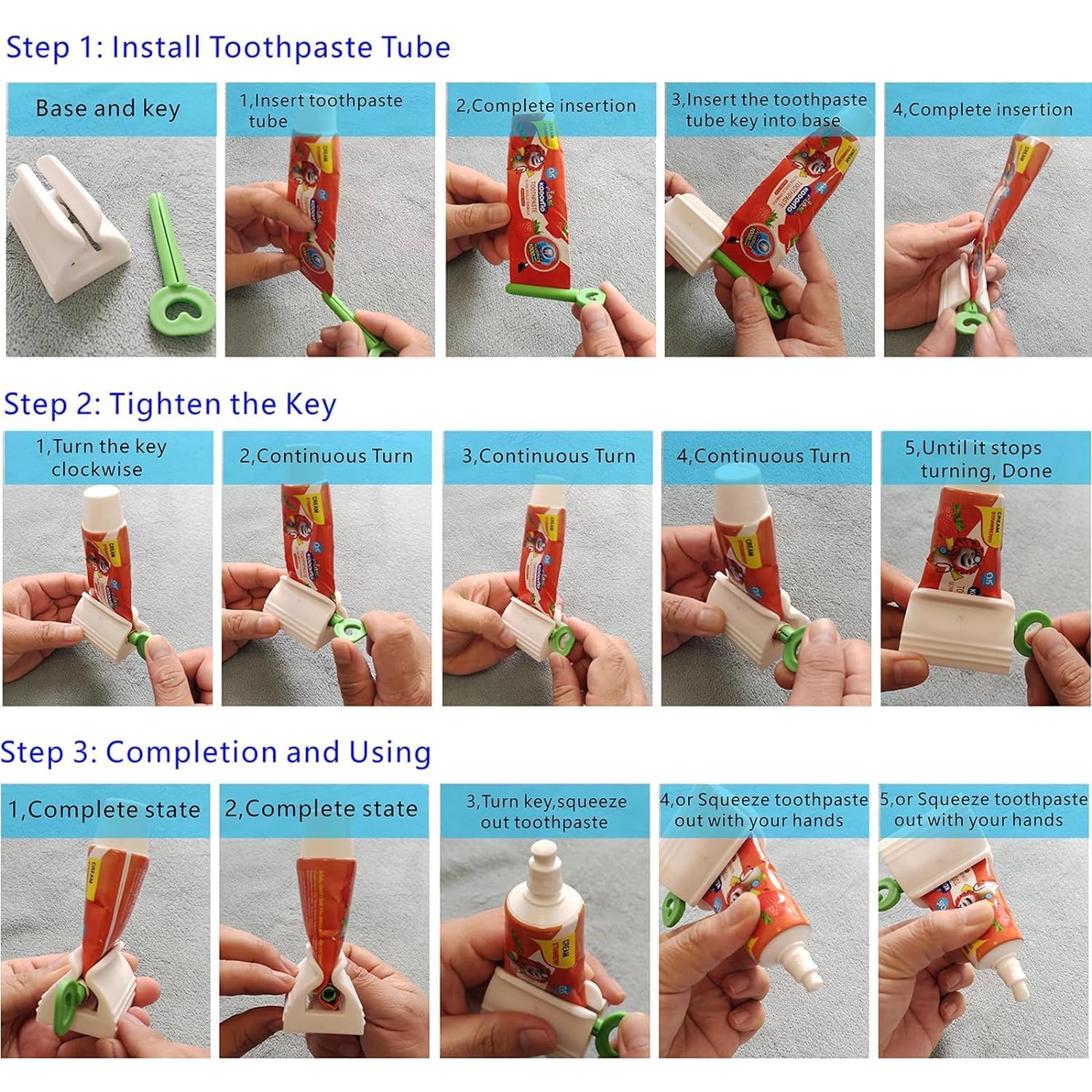 Toothpaste Squeezer - Save Money & Travel Easy -2 Toothpaste Squeezer - Save Money & Travel Easy -2