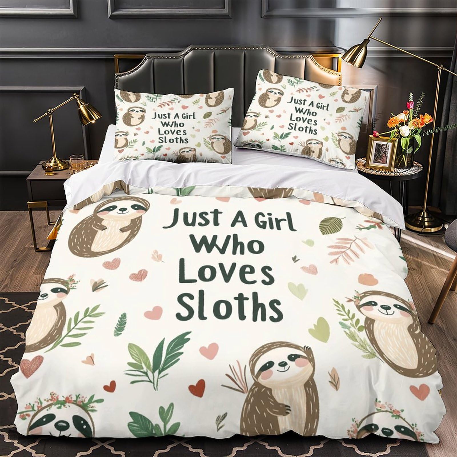 Housse de couette microfibre hypoallergénique ultra douce et résistante Skull Beach