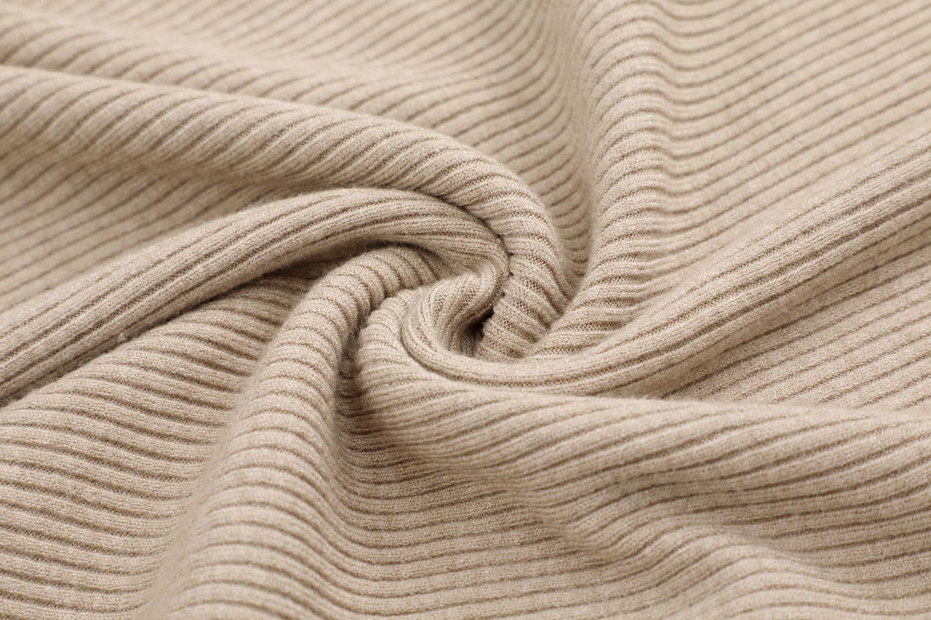 YEKEYI Damen-Pullover, Übergröße, Fledermausärmel, grober Pullover, V-Ausschnitt, lässiger Herbst-Strickpullover