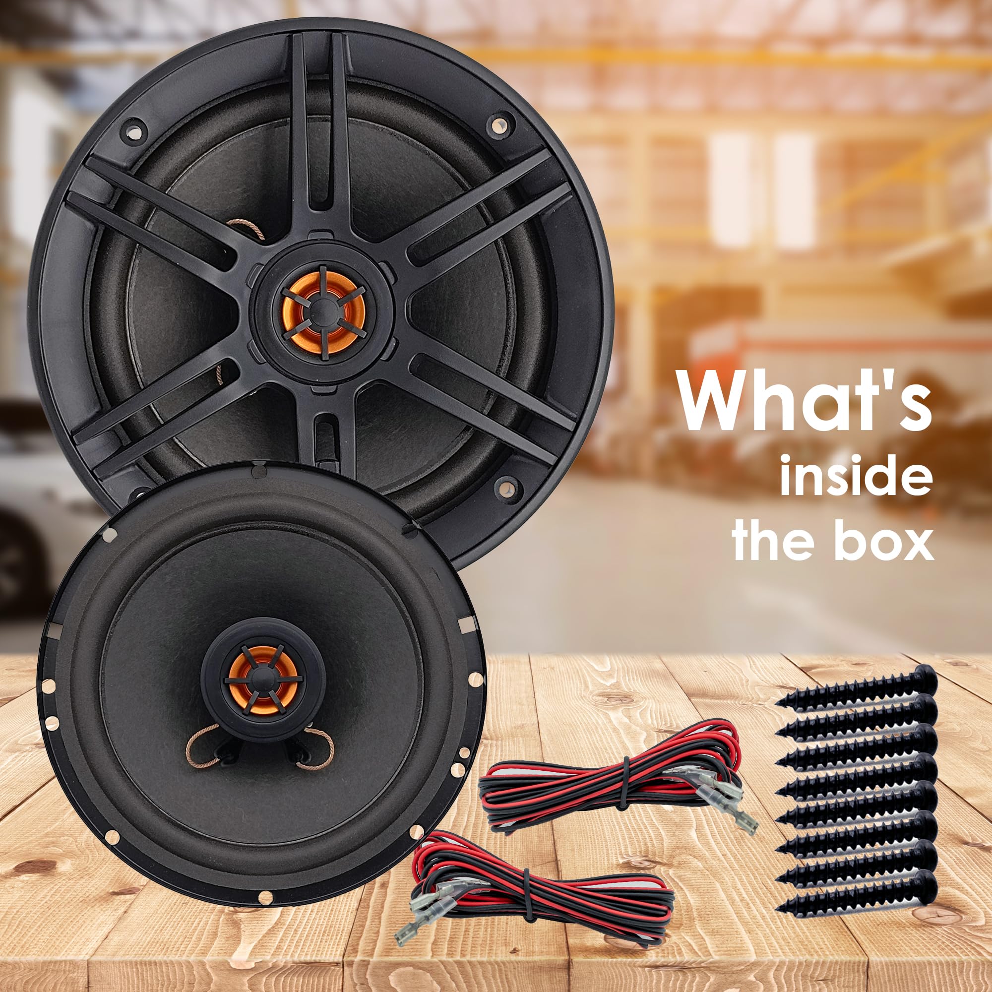 Amazon.com: Audiobank AB652S 6.5 Inches 1100 Watt Max Power 2-Way