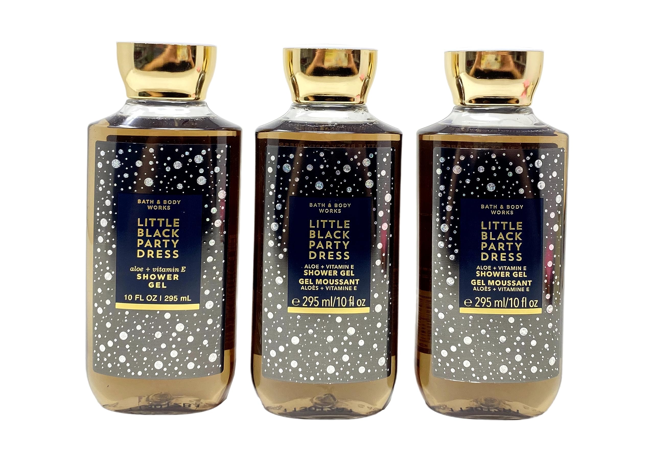 Bath & Body WorksLittle Black Party Dress Shower Gel 3 Pack Bundle - 10 fl oz / 295 mL each