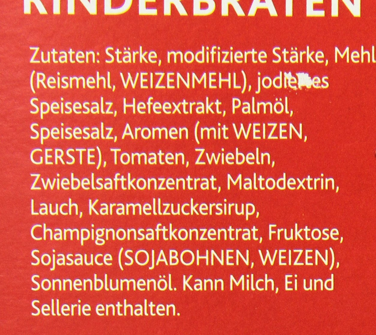 Knorr Delikates Sauce zu Rinderbraten 1 kg, 1er Pack (1 x 1 kg)
